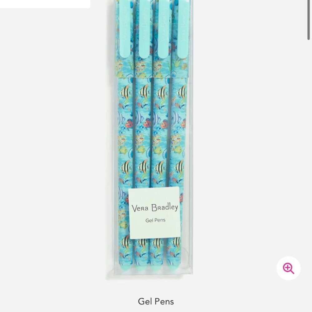Vera Bradley Gel Pens Antilles Treasure NWT